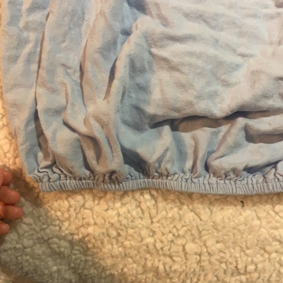 Barely worn blue off the shoulder top - Picture 3 of 5